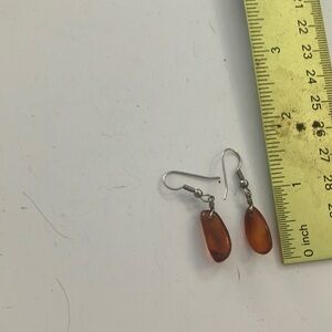 Amber looking earrings